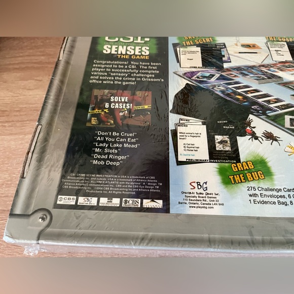 Brand NEW - CSI: Crime Scene Investigation Senses The Game - Picture 4 of 6